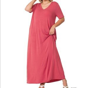 Lexi’s Rose Plus Size Maxi Dress